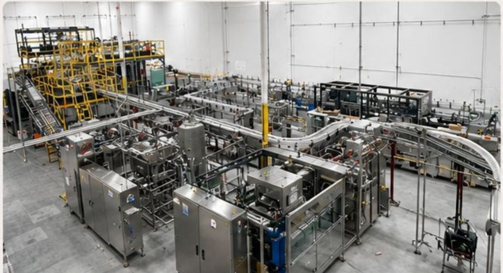 Finished cans running through the FutureBev line