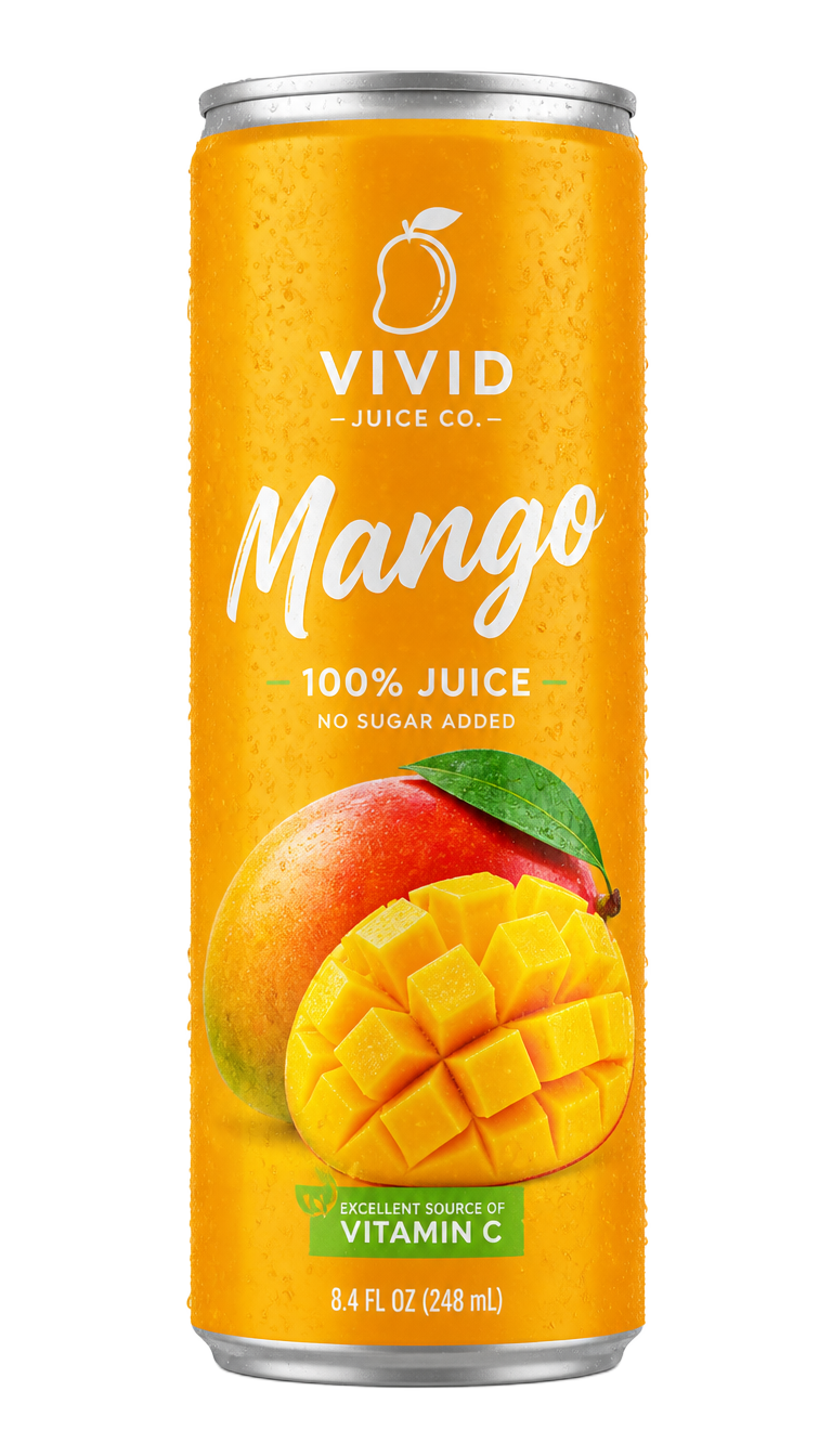 Juice can produced at the FutureBev facility